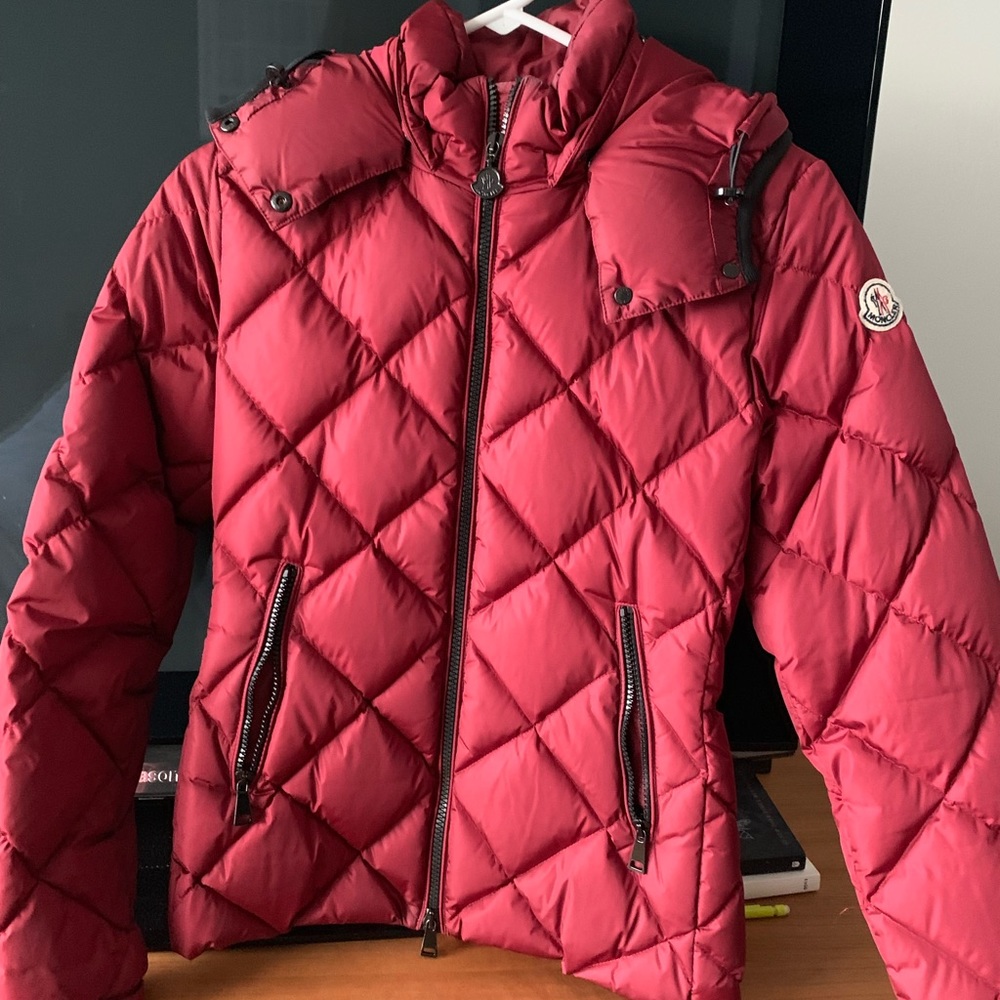 Moncler Red Puffer Jacket